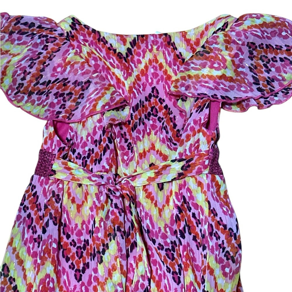 Colorful Chevron Maxi Dress - Picture 6 of 7